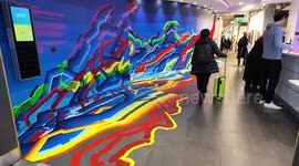 Amazing artwork made out of ordinary tape displayed at th3 London Art Fair