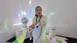 Interview with Tokyo based artist  Yuiko Rayka who makes amazing light based artworks
