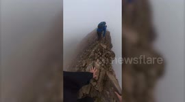 'I conquered Snowdonia's deadliest ridge after spending three years beating my fear of heights'