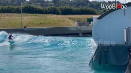 Wave turns masterful ride from twists to tumbles