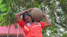 Men proved their masculinity by lifting heavy stones in India