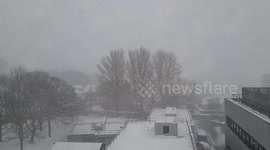 UK: Aberdeen Sees Heavy Snow Amid Arctic Blast