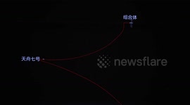 China's cargo craft Tianzhou-7 docks with space station combination