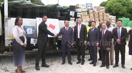 Chinese community donates supplies to help Zambia's cholera fight