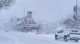 US: Winter Storm Indigo Brings Heavy Snowfall To Pacific Northwest