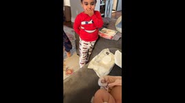 Escape from the stinky situation: Little boy's flight from the fumes