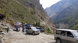 Bushes are at mountain...we are going to mustang.... at mid of our trip we recorded this video