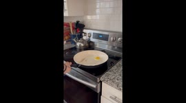 Flying Egg Slam-Dunked Back Into Frying Pan