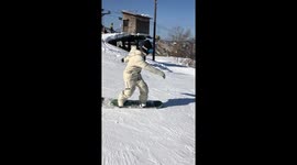 Around and Around The Snowboarder Goes