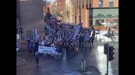 UK: Thousands Of Pubic Sector Workers Join Protests Over Pay Across Northern Ireland 2