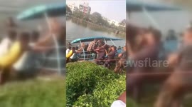 School Boat Accident on Harni Lake near Vadodara, India