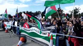 Protest erupts at Akrotiri RAF Airfield: demonstrators demand British bases exit in solidarity with Gaza