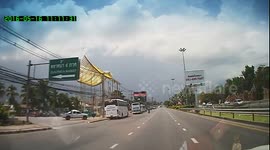 Drunk Man Causes Accident in Thailand