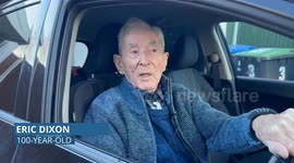 Man, 100, still driving after 87 years and says potholes are the worst they have ever been