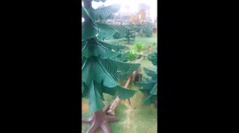 A Playmobil diorama depicting a part of the D-day (Normandy Invasion WW2)