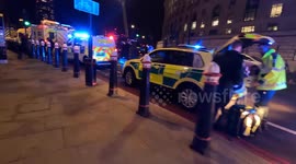 Large emergency response to Casualty on the tracks at Blackfriars Tube station