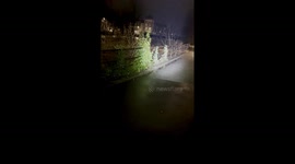 This is a video of flooding in Kendal about to start from Storm Isha