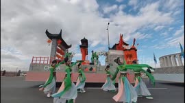 Chinese dancers perform at Saudi int'l art festival