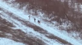 Ukrainian Kamikaze drones hunt down Russian soldiers on front lines