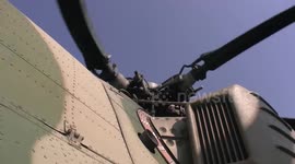 Russian Ka-52 'Alligator' helicopter strikes down Ukrainian targets