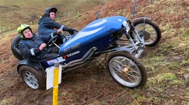 Motorists use finesse rather than speed to navigate mountainous course in UK