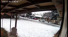 Neighbor's Jeep Hit Hard