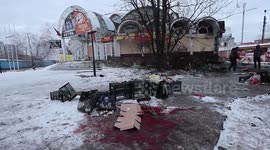 At least 27 people killed in Ukrainian shelling of Donetsk market: report