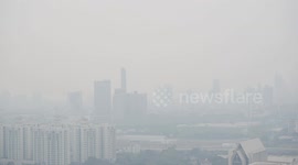 Deadly PM 2.5 smog from agricultural burning shrouds Bangkok