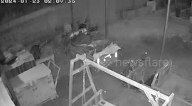 Bottles clatter on shelves during powerful China earthquake