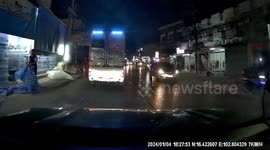 Brave motorist helps police chase down drunk hit-and-run driver in Thailand