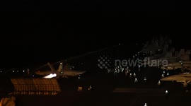 U.S. aircraft carrier conducts flight operations against Houthi rebels