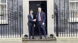 Rishi Sunak welcomes Alexander De Croo to 10 Downing Street