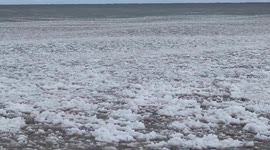 Ontario Beach Park pier transforms into arctic wonderland as cold weather grips New York