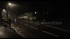 Storm Isha Hits Stibb Cross in Torrington - 21 January 2024