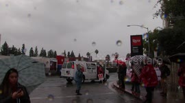 California Faculty Association union members at San Diego State University faculty on strike in USA