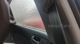 US: Icy Conditions In Missouri After Freezing Rain Over Weekend