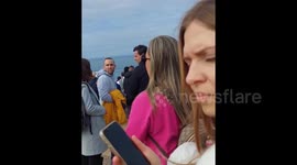 Thousands of surfing fans flock to Nazare to witness annual Big Wave Challenge