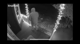 Icy Slip and Fall Puts Out Cigarette