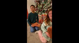 Kids Cry At Christmas Cavapoo Surprise