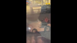 Playing Rock Paper Scissors With Airport Ground Crew