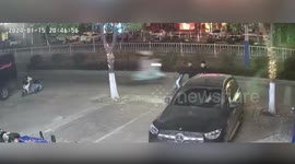 Thieves foiled as escape plan falters with toppled motorcycle