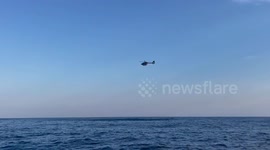 Fifteen people rescued when fishing boat sinks off Thai island