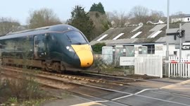 Railway workers strike from Tuesday January 30th, GWR London to Penzance service at Lostwithiel Cornwall UK