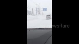 Japan: Heavy Snowstorm Batters Northern Region Causing School Closure, Travel Disruptions