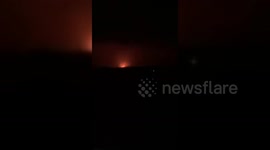 Israeli raids in the vicinity of Yaroun, Lebanon