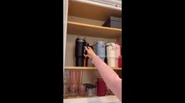 Impeccably satisfying montage of woman deep cleaning her ENTIRE Stanley Cup collection