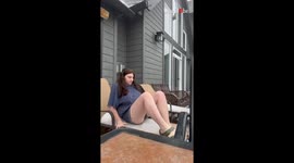Girl's knee pays a gnarly price for her irresponsible ice rodeo