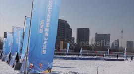Ice hockey tournament promotes communication among Chinese, Russian, Mongolian youths
