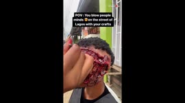 Gifted makeup artist makes people's jaws drop with her 'SFX on the Street' experiment