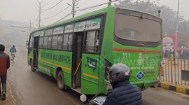 The Smart CNG Bus eco friendly for environment & attraction for in Indian state Bihar